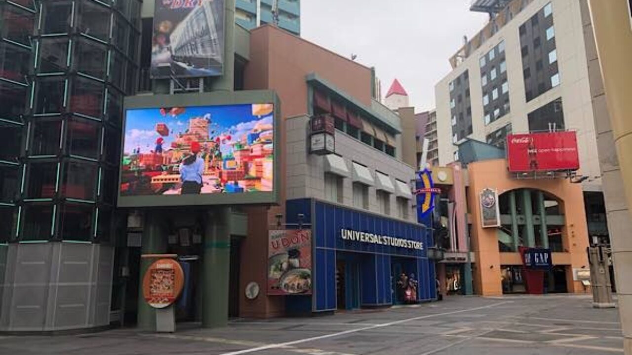 ユニバ新型コロナ閉園中のシティーウォーク営業情報と注意点【写真撮影 